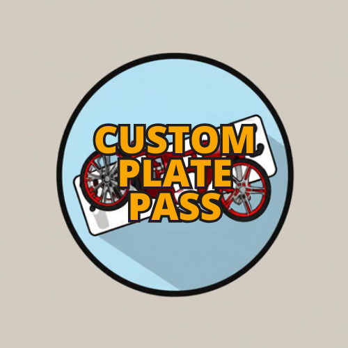 Custom Plate Pass