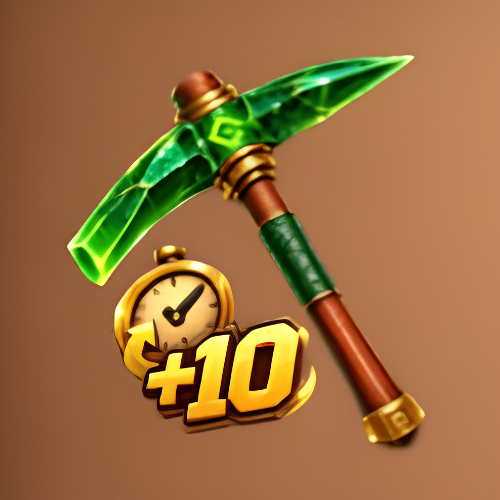Legendary Pickaxe Rental +10